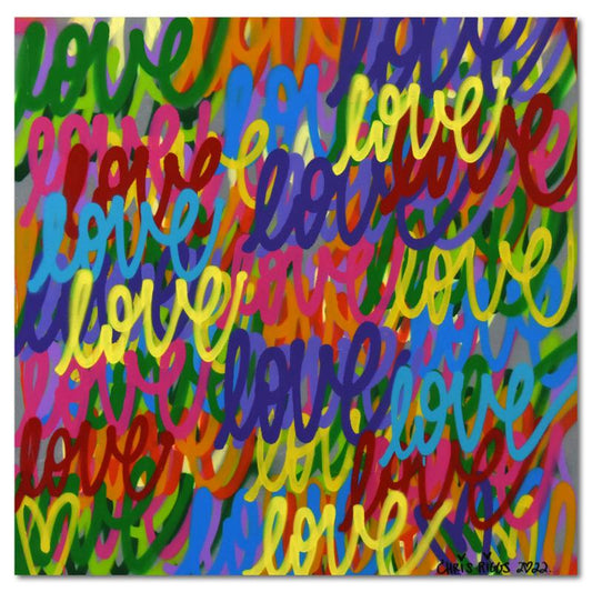 Chris Riggs “Love” Original Artwork on Canvas