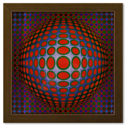 Victor Vasarely (1908-1997), "Vega - TEK de la série Vega" 1971