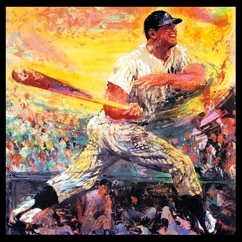 Leroy Neiman "Mickey Mantle" Limited Edition Hand Signed Serigraph