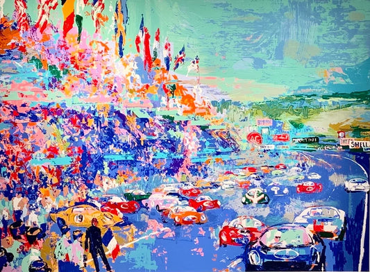 Leroy Neiman "LeMans Grand Prix d'Endurance" Serigraph Hand Signed