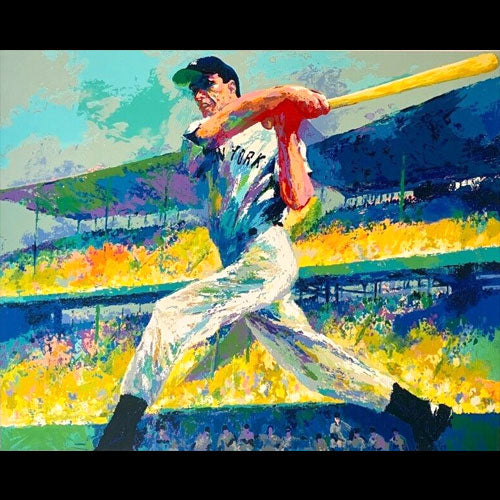 Leroy Neiman “DiMaggio Cut’’ Hand Signed Limited Edition Serigraph