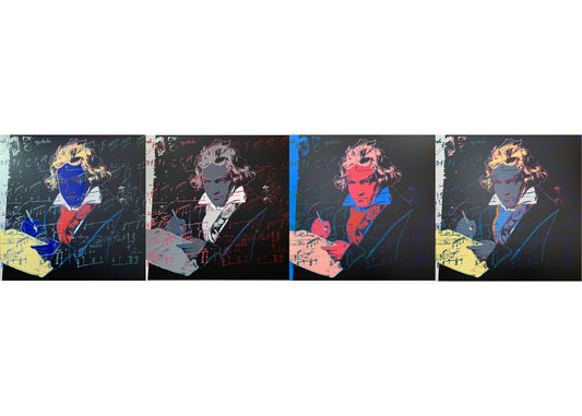 Andy Warhol Beethoven Portfolio (4pcs) Sunday B. Morning