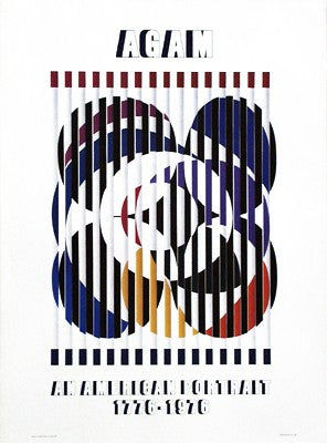 Yaacov Agam ''Birth of a Flag, 1975'' Lithograph