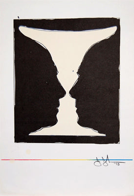 Jasper Johns "Cup 2 Picasso, 1973" Lithograph