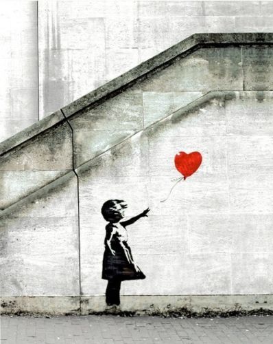 Banksy "Red Balloon" Poster