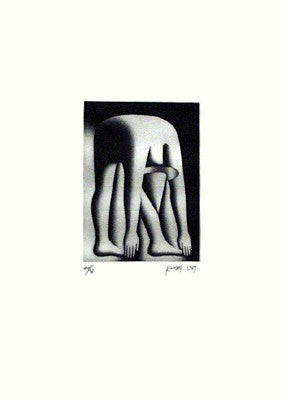 Mark Kostabi "Body by Jake" Fine Art Print