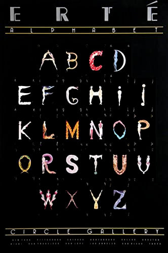 Erte ''Alphabet" Offset Lithograph (B)
