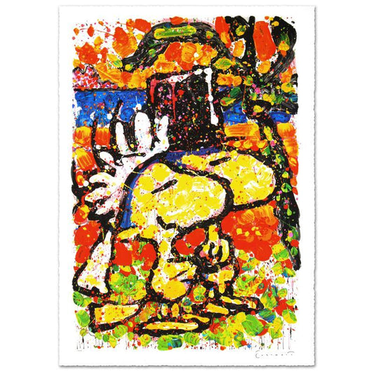 Tom Everhart Hitched Original Lithograph