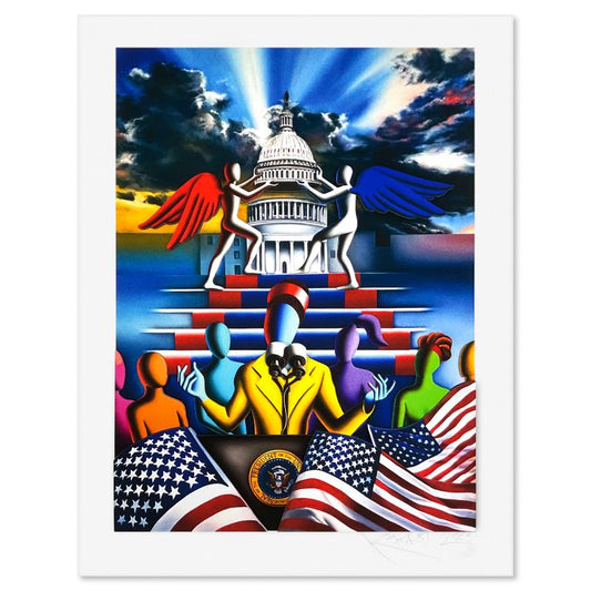 Mark Kostabi, "The Dawn is Ours" Limited Edition 3D Construction