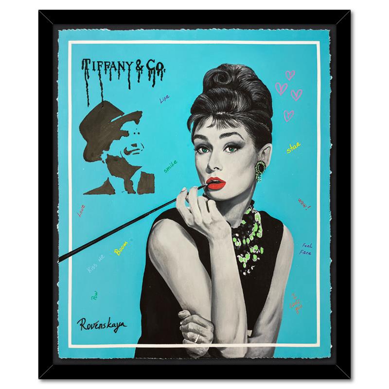 Nastya Rovenskaya "Audrey" Original Mixed Media