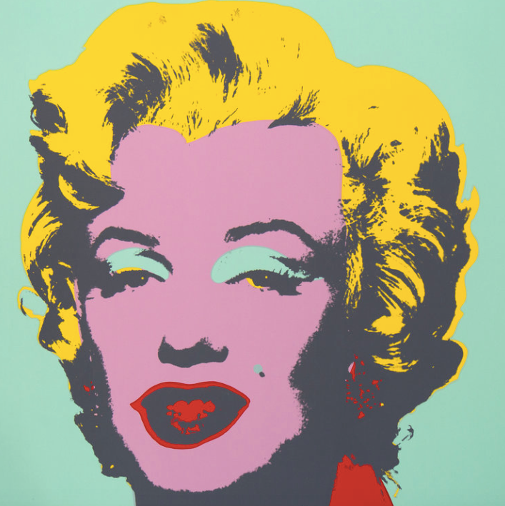 ANDY WARHOL MARILYN MONROE 11.23 SUNDAY B. MORNING SILKSCREEN