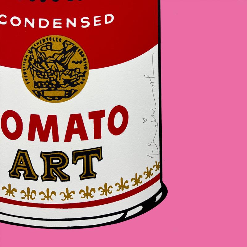 Mr. Brainwash "Tomato Pop (Pink)" Hand Signed Limited Edition Serigraph