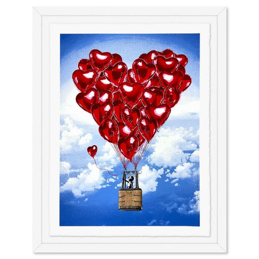 Mr. Brainwash "Love Above All" Hand Signed Limited Edition Serigraph